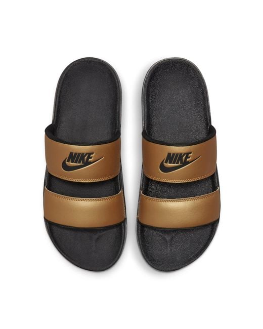 Nike Brown (Wmns) Offcourt Duo Slide 'Metallic'