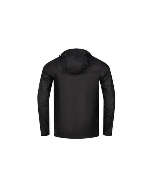 Asics Black Nylon Jacket 'Performance' for men