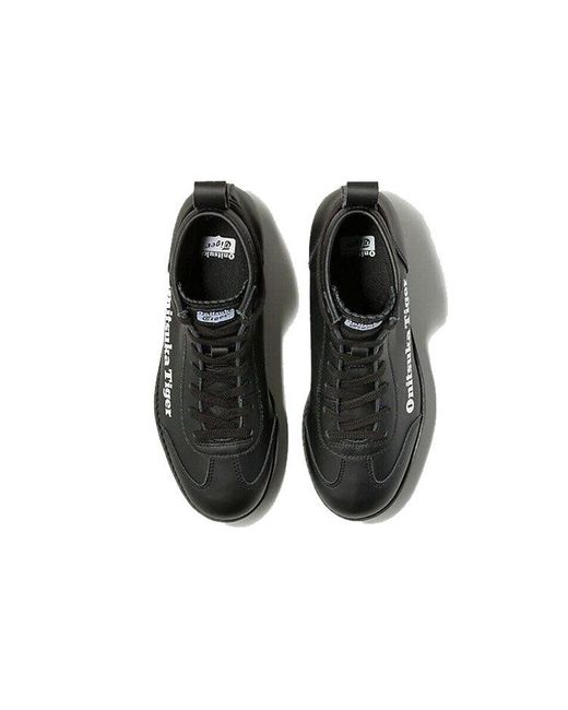 Onitsuka Tiger Black (Wmns) Delegation Chunk High Top Shoes Faux Fur'