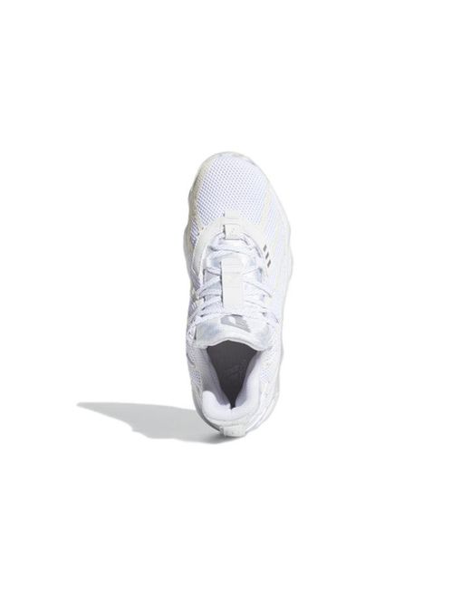 Adidas White Dame 7 Gca 'Never Follow' for men