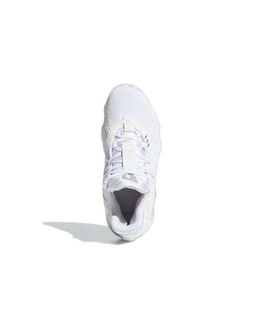 Adidas White Dame 7 Gca 'Never Follow' for men