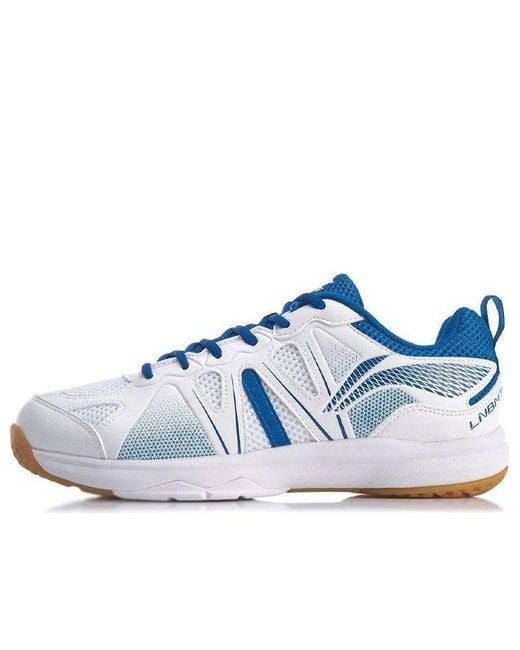Li-ning Blue Badminton Competition Outdoor Tennis Shoes for men