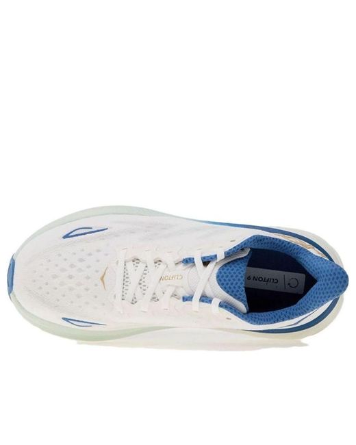 Hoka One One Blue Clifton 9 2E Wide 'Frost' for men
