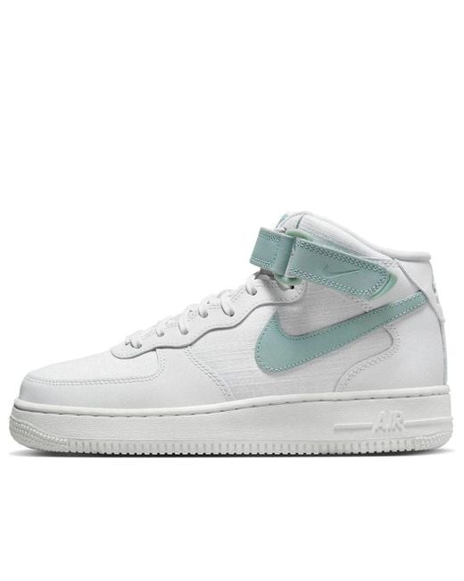 Nike Blue (Wmns) Air Force 1 Mid Mineral'