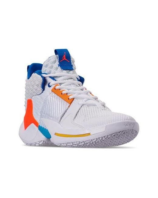 Nike Blue Jordan Why Not Zer0.2 Se Pf 'orange Pulse' for men