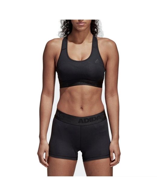 Adidas Black (Wmns) Alphaskin Sport Padded Bra Asia Sizing