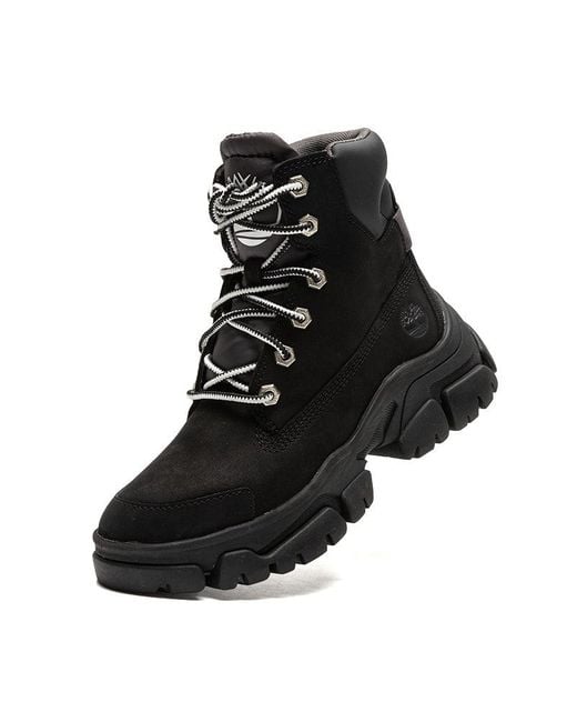 Timberland Black (Wmns) Adley Way Sneaker Boot Nubuck'