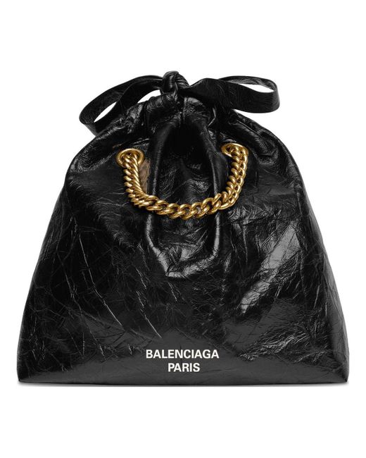 Balenciaga Black (Wmns) Crush Small Tote Bag