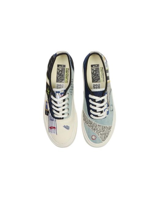Vans Blue Authentic Vr3 Lx 'Patchwork' for men
