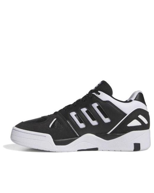Adidas Black Midcity Low Shoes 'Core Cloud' for men