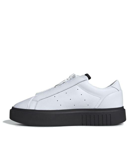 Adidas White (Wmns) Sleek Super Zip