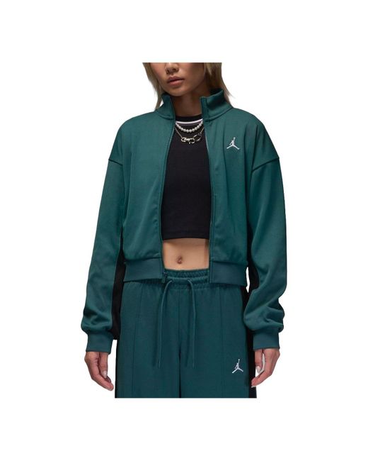 Nike Green (Wmns) Knit Jacket Asia Sizing 'Dark'