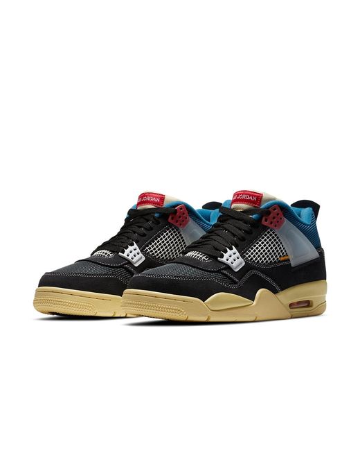 Nike Blue 4 Retro X Union La 'Off Noir' for men