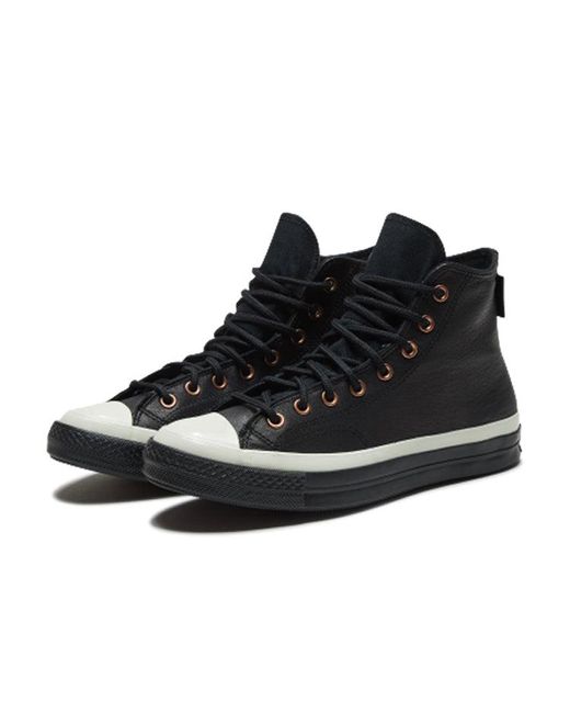 Converse Black Chuck 70 Hi Leather' for men