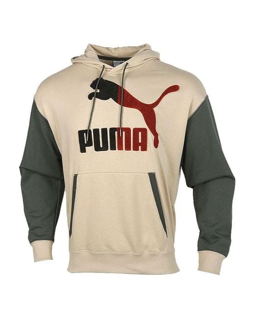 PUMA Natural Colorblock Hooded Sports Colorblock for men