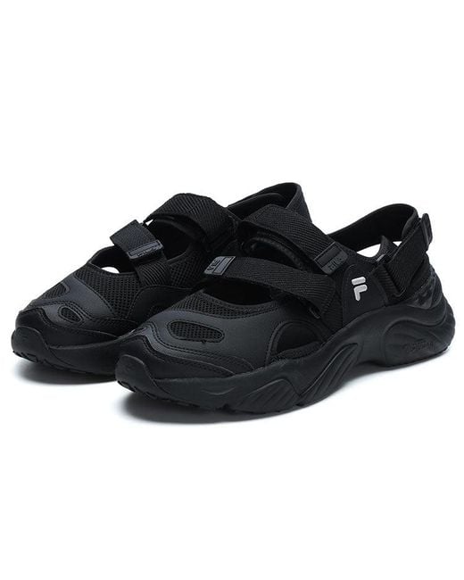 Fila Black Conch Sandals for men