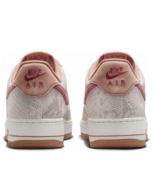 Nike Air Force 1 Low 'Canyon Rust Snakeskin' in White for