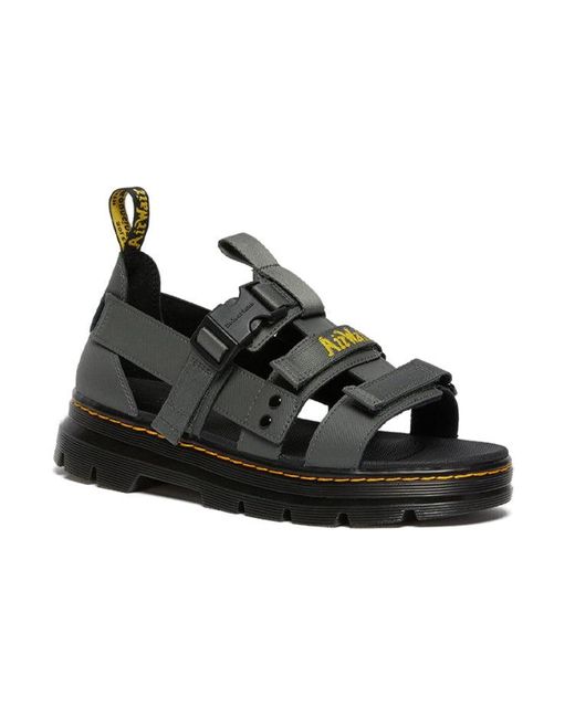 Dr. Martens Black Webbing Sandals