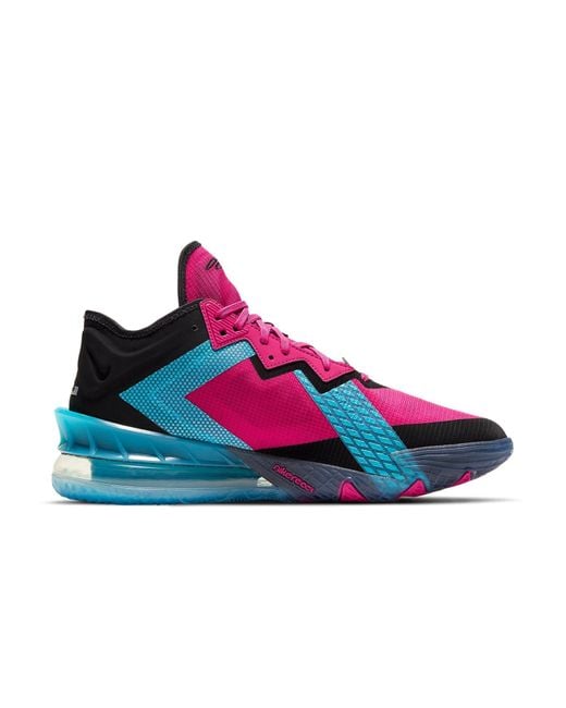 Nike Blue Lebron 18 Low Ep 'Neon Nights' for men