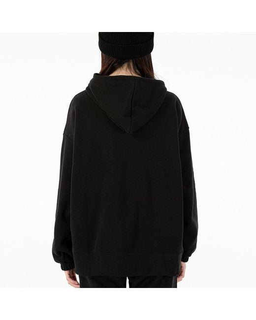 PUMA Black (Wmns) Classics Oversized Tr Embroidery Logo Hoodie