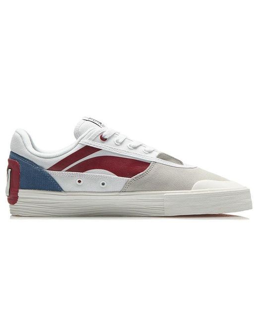 Li-ning White Disney X Keith Haring Skate Shoes for men