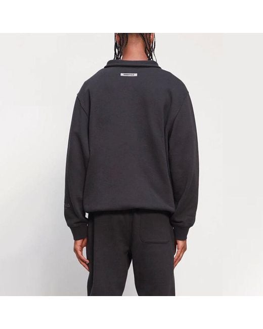 Fear Of God Blue Fw20 Half Zip Sweatshirt for men