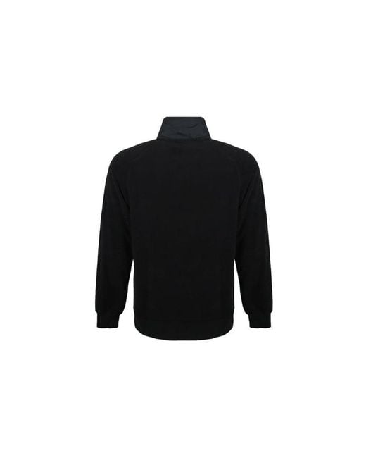Nike Black Half Zipper Stand Collar Sports Pullover for men