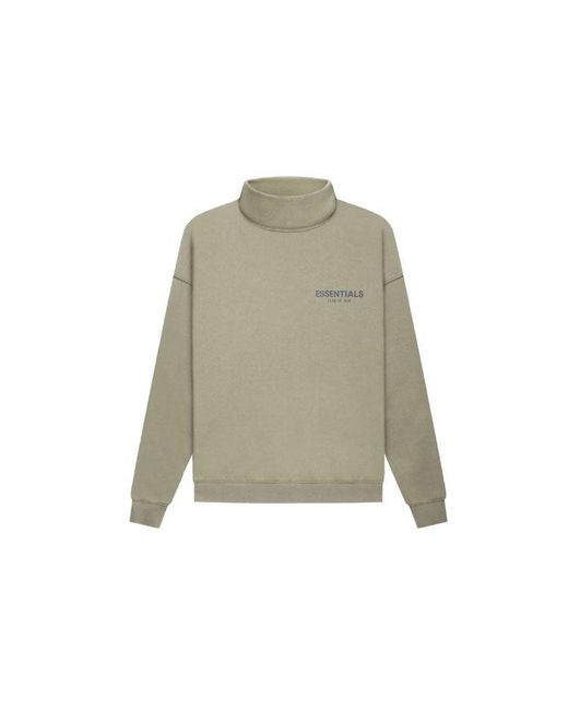 Fear Of God Green Fw21 Pullover Mock Neck Sweatshirt 'Pistachio' for men