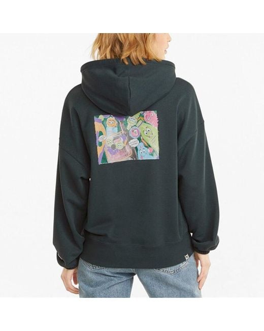 PUMA Green (Wmns) Downtown Graphic Hoodie