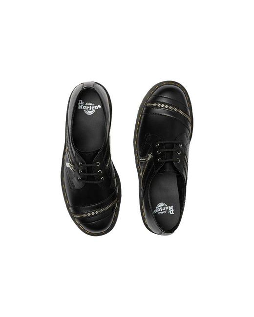 Dr. Martens 1461 Bex Zip Leather Shoes in Black for Men | Lyst UK