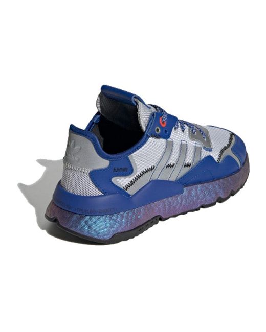 Adidas Blue (Wmns) Nite Jogger Metallic Royal'
