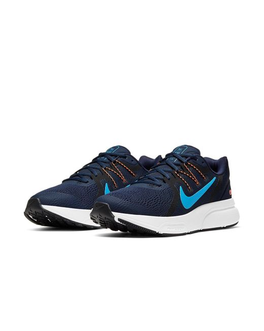 Nike Blue Zoom Span 3 Low Tops Colorblock Casual Deep for men