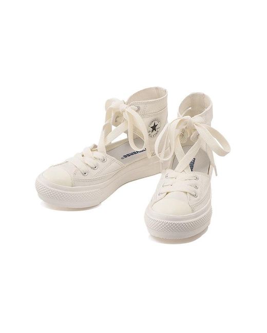 Converse All Star Light Plastic Ghillie Hi in Natural for Men | Lyst