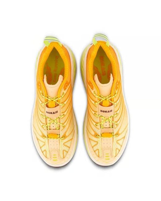 Hoka One One Yellow Stinson Evo Og 'Solar Flare Cantaloupe' for men