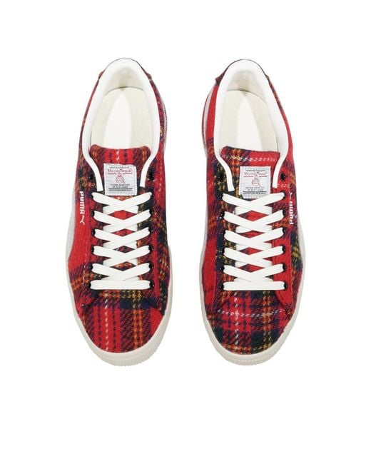 PUMA Red X Harris Tweed Suede Vintage 'Tartan' for men