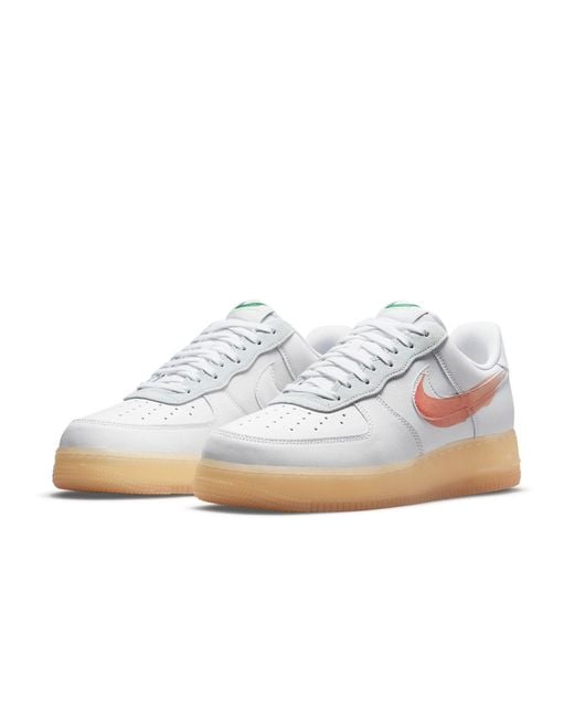 Nike White X Mayumi Yamase Air Force 1 Flyleather 'Earth Day' for men