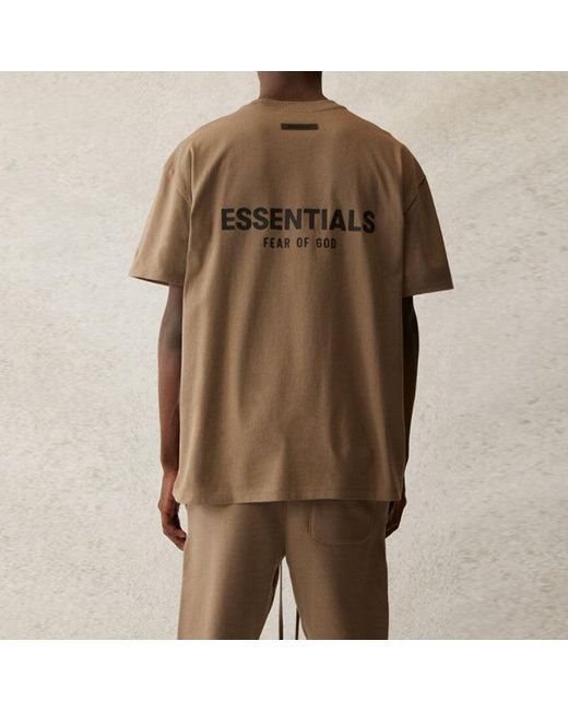 Fear Of God Gray Ss21 Short Sleeve T-Shirt for men