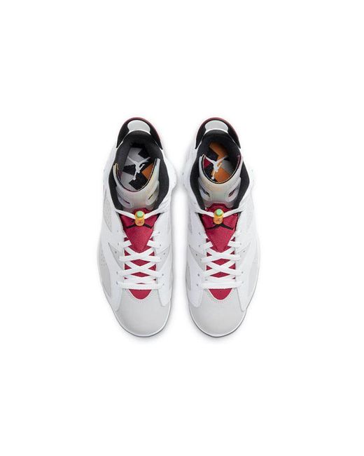 Nike White 6 Retro 'Hare' for men
