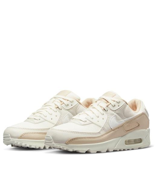 Nike White (Wmns) Air Max 90 'Sail Sanddrift'