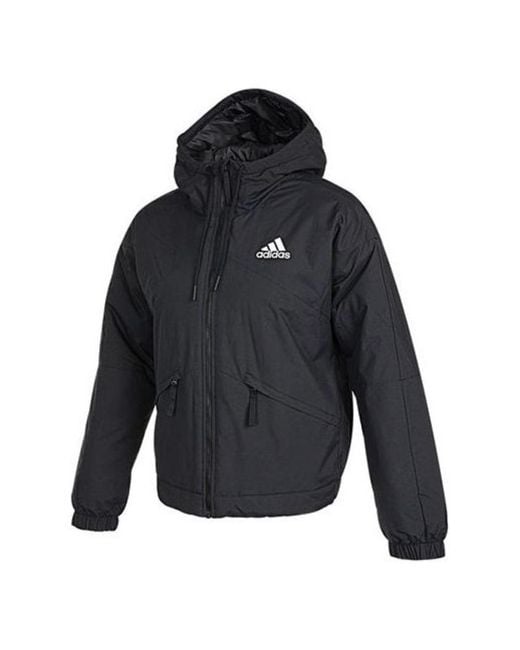 Adidas Blue (Wmns) Back To Sport Thermal Hooded Jacket