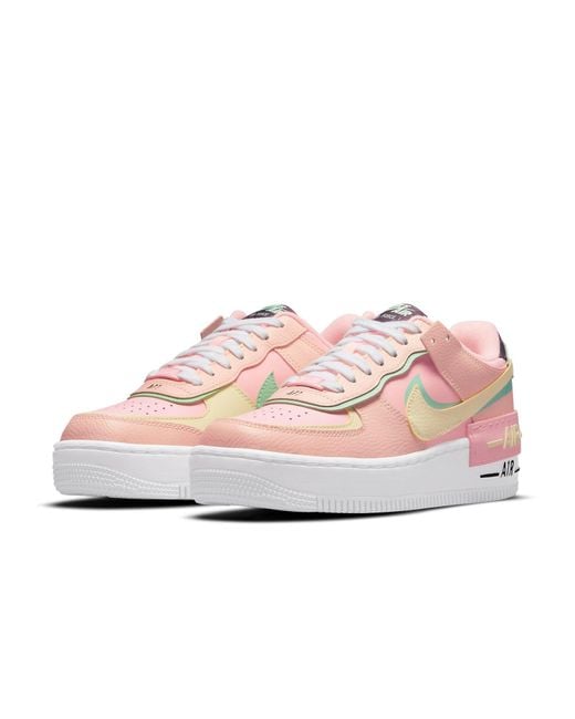 Nike Pink (Wmns) Air Force 1 Shadow 'Arctic Punch Barely Volt'