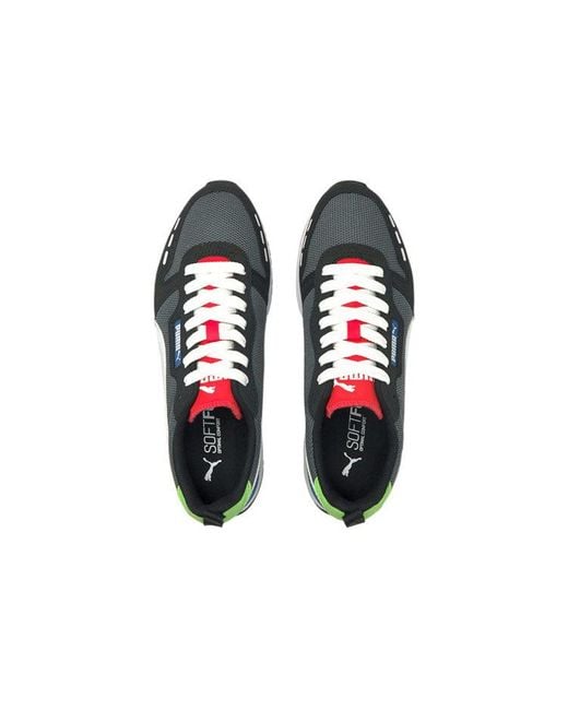 PUMA Blue R78 Running Shoes Black/green/red for men
