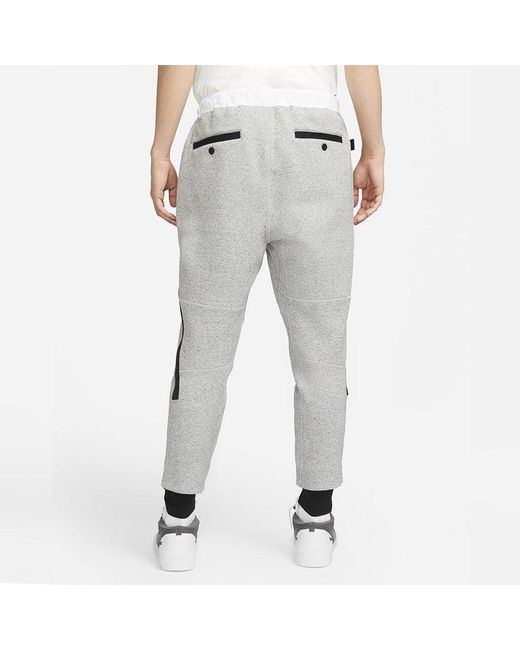 Nike Gray X Sacai Crossover Knit Bundle Feet Sports Pants for men