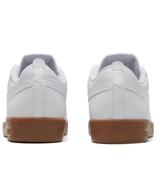 PUMA White (Wmns) Smash V2 L Gum'