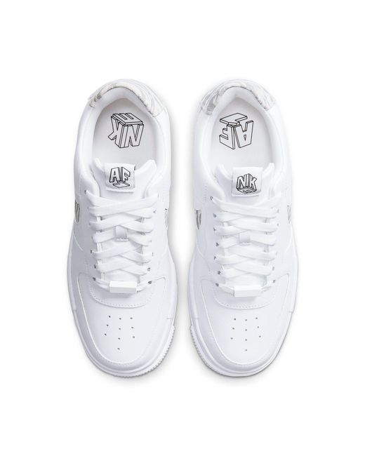 Nike White (Wmns) Air Force 1 Pixel Se 'Zebra'