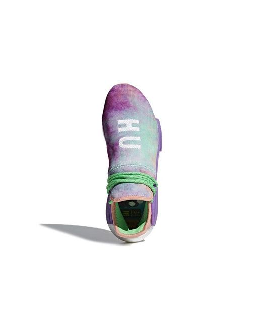 Adidas Purple Pharrell X Nmd Shoes for men