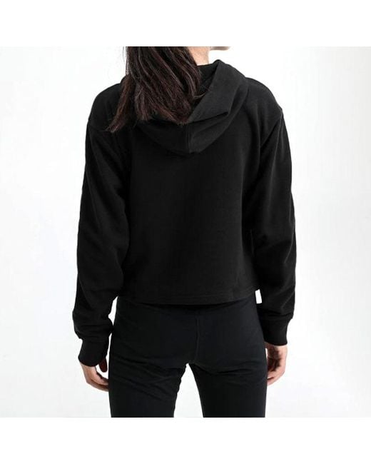 PUMA Black (Wmns) Amplified Cropped Tr Hoodie