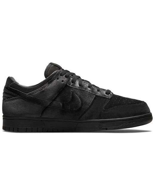 Nike Black X Dover Street Market Dunk Low Velvet' for men