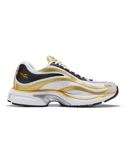 Reebok White Premier Pump Paris Metallic' for men