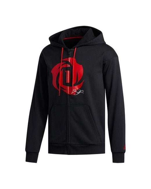 Adidas Blue Rose Hoodie Basketball Sports Hooded Jacket for men